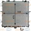 HELLA 8MK 376 763-511 Radiator, engine cooling